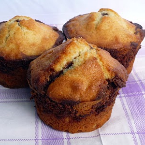 muffin preto-branco