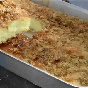Bolo calisto: um bolo amanteigado de aveia com maçã perfeito para o lanche da tarde