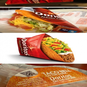Taco Bell + Doritos = Taco de Doritos