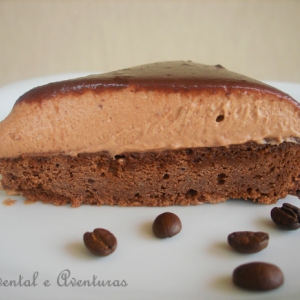 Torta Mousse de Café e Chocolate