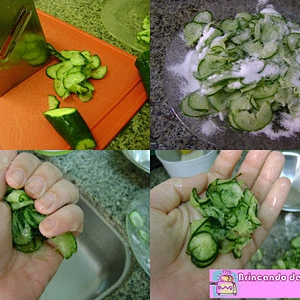 Salada Agridoce de Pepino Japonês