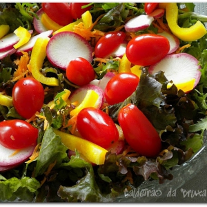 Salada, simplesmente uma boa e bela salada