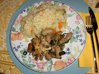 Salsichas & linguiças com arroz parolo
