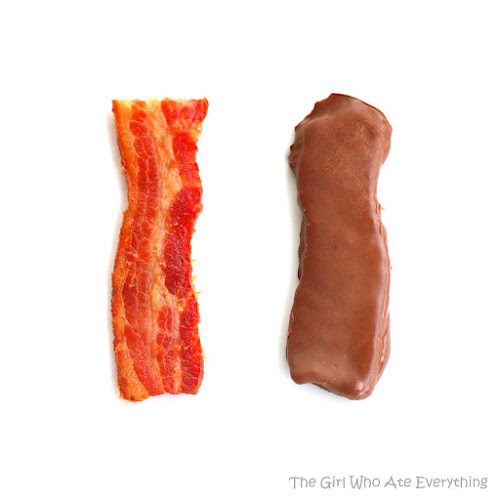 Bacon coberto com chocolate