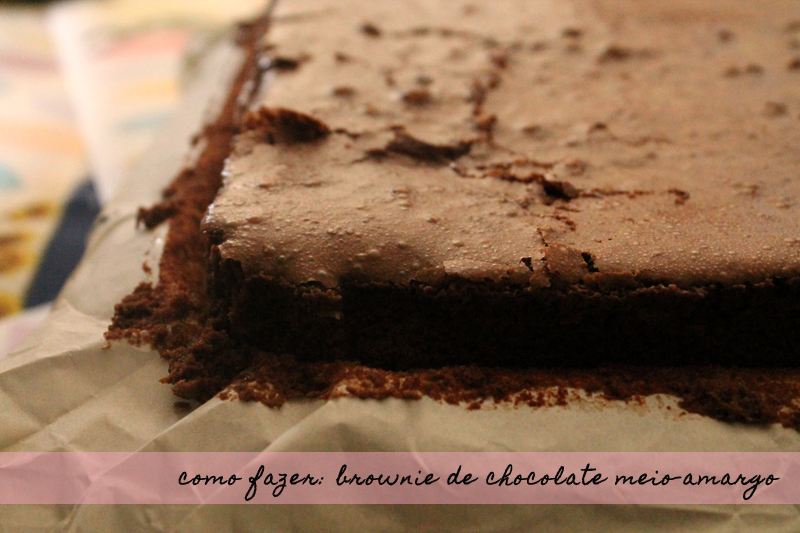 Brownie de Chocolate Meio-Amargo