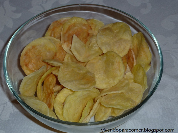 Chips no microondas