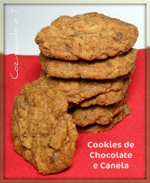 Cookies de Chocolate e Canela