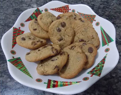 Cookies de Chocolate com Nozes