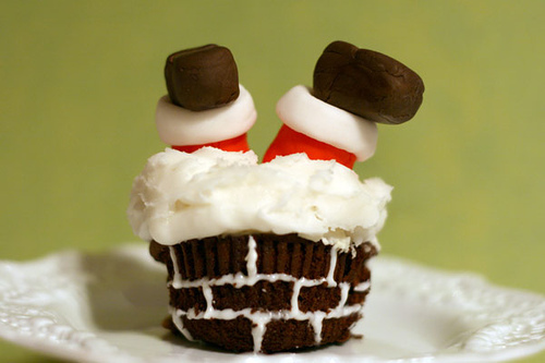 Inspiração de Natal - Cupcake