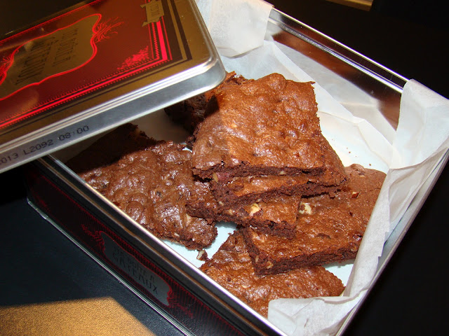Brownies de Chocolate com Avelãs