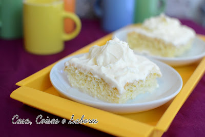 Torta ou pastel de tres leches, um bolo latino-americano