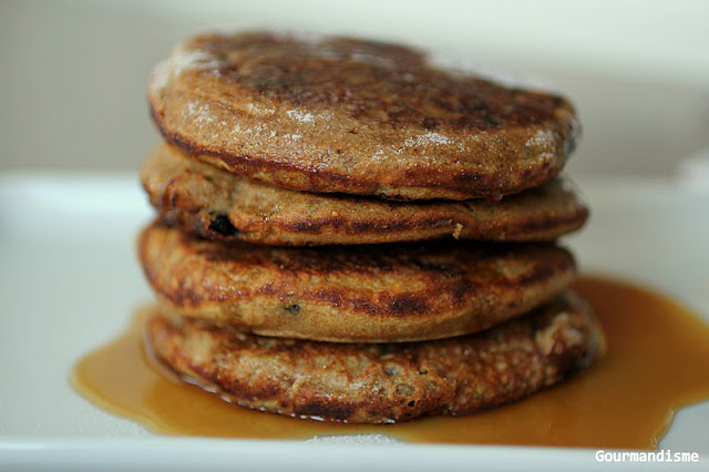 Café da manhã pós Natal: blueberry pancakes!