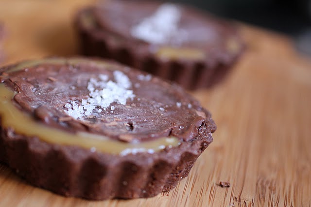 Tartelettes de Chocolate com Caramelo de Flor de Sal