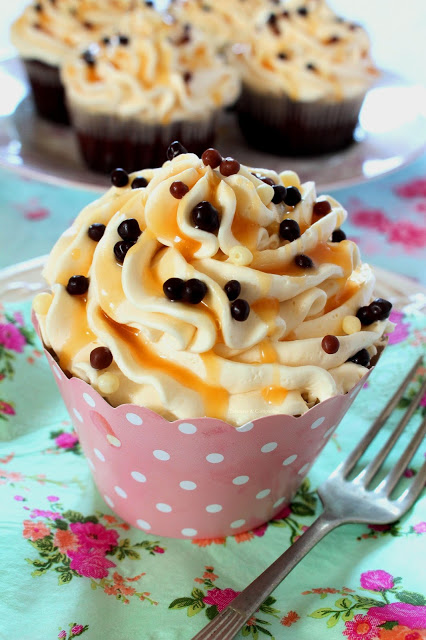 Cupcakes de Chocolate e Butterscotch
