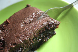 Um bolo de chocolate especial