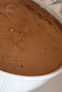 Mousse de chocolate com natas