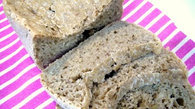Pão de espelta - duas versões: MFP e No Knead Bread
