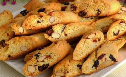 Os famosos biscoitos italianos Biscotti