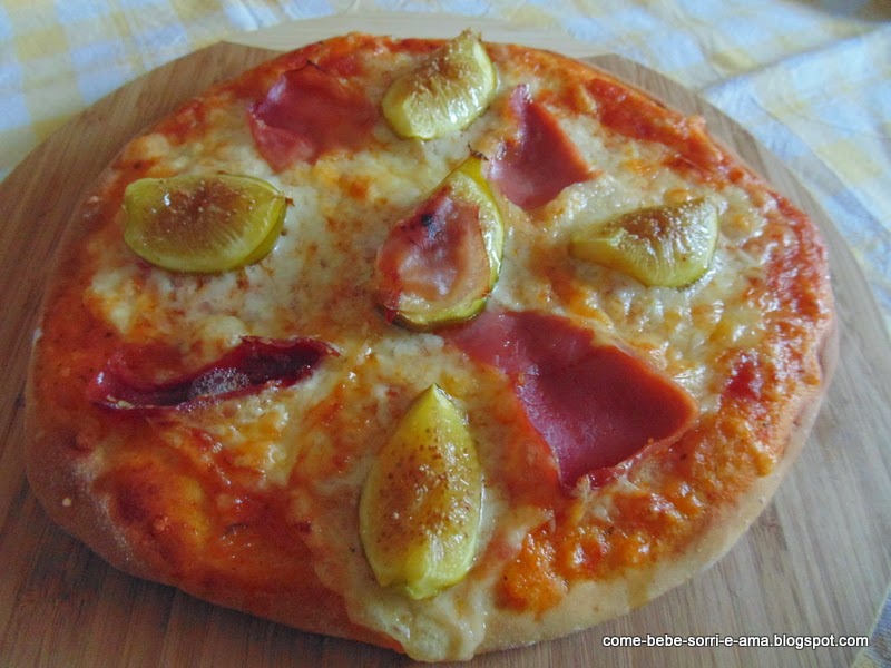 Pizza de Figo e Presunto