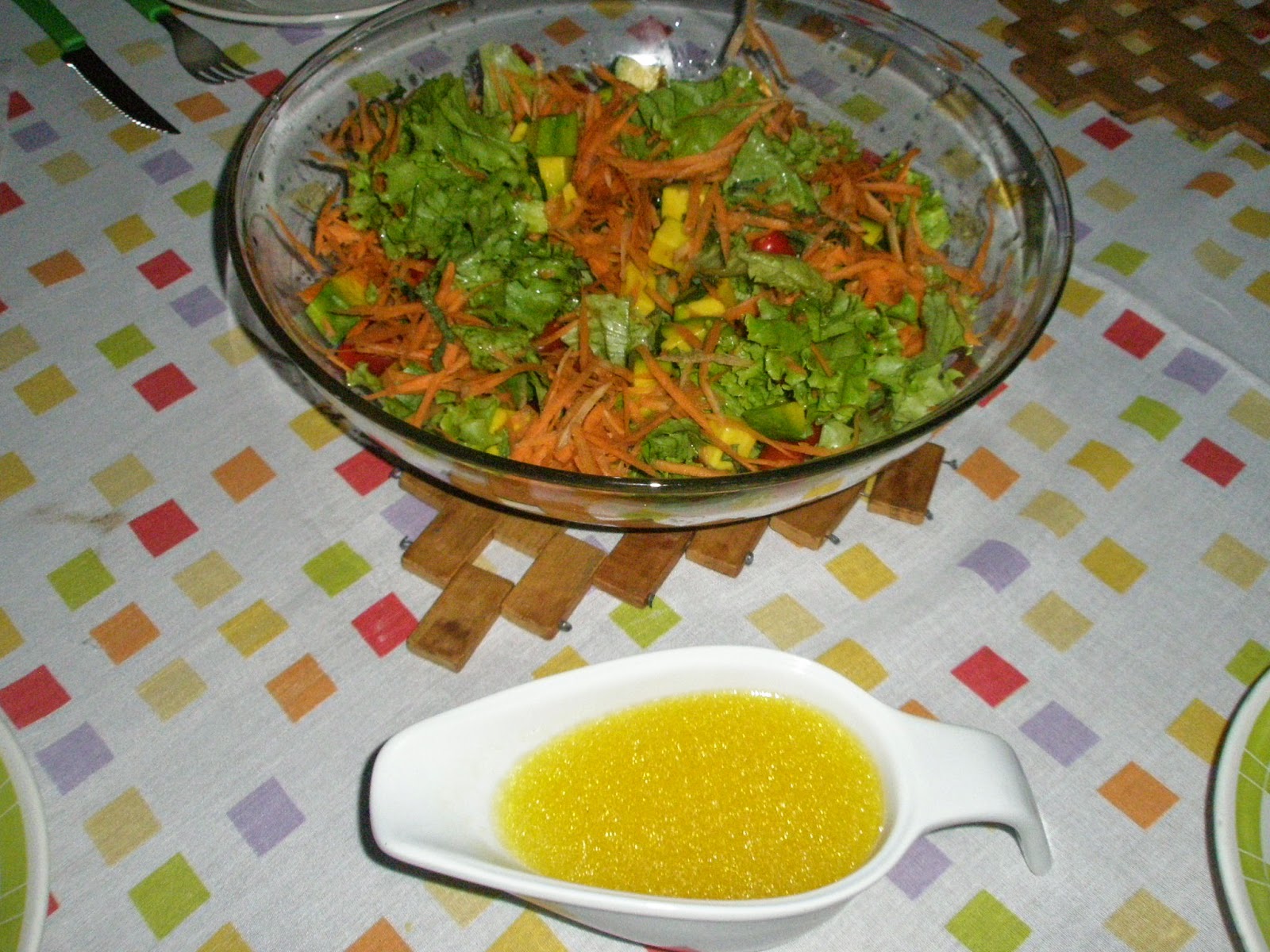 salada  de cenoura refrescante