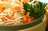 Salada de Broto de Feijão (vegana)