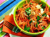 Salada de Cenoura e Cominho Tostado (vegana)