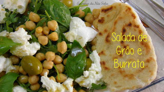 Salada de Grão e Burrata