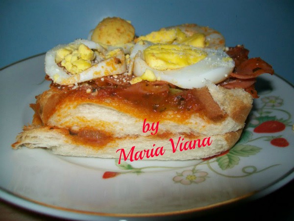 Sanduiche de forno: Maria Viana